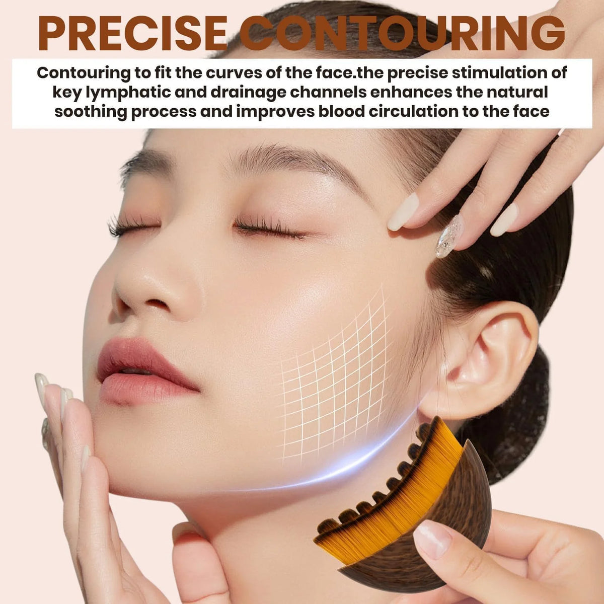 Elysse V-Line Sculpt™ Lymphatic Contour Face Brush