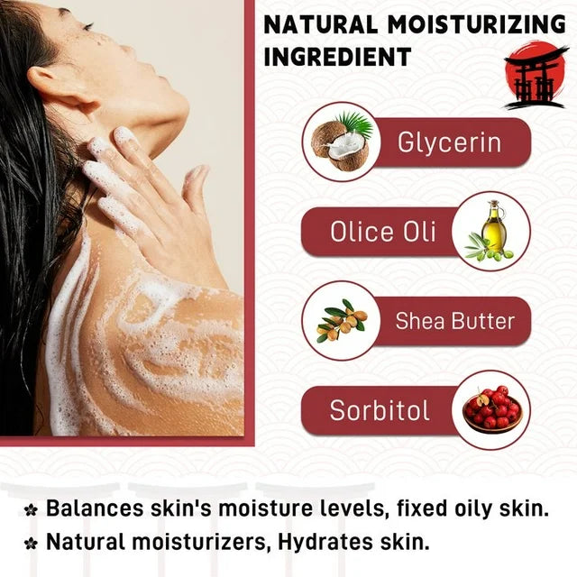 65g × 3 Bars Kojic Acid Soap Dark Spot Reduce Soap Bars with Vitamin C