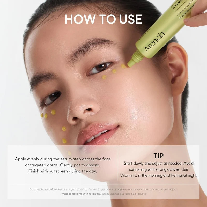 Arencia Vitamin C Booster Shot 5% Vitamin C Complex and Glutathione