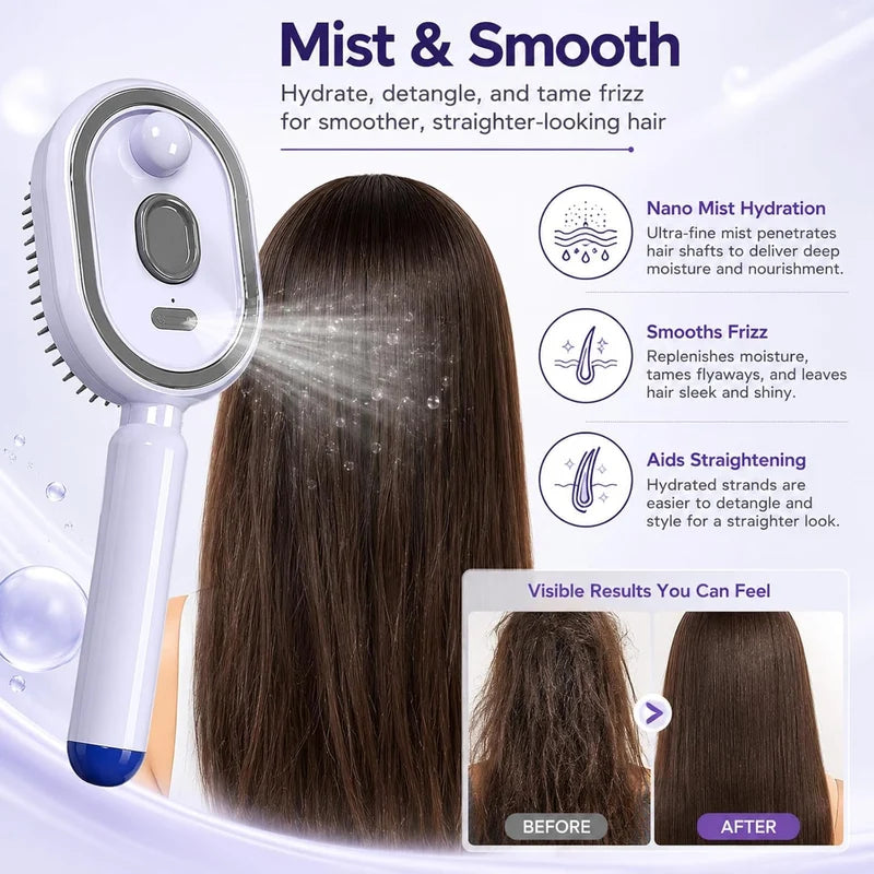 Elysse Beauty Nano Mist Hydrating Hair Brush™