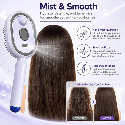 Elysse Beauty Nano Mist Hydrating Hair Brush™ image 3