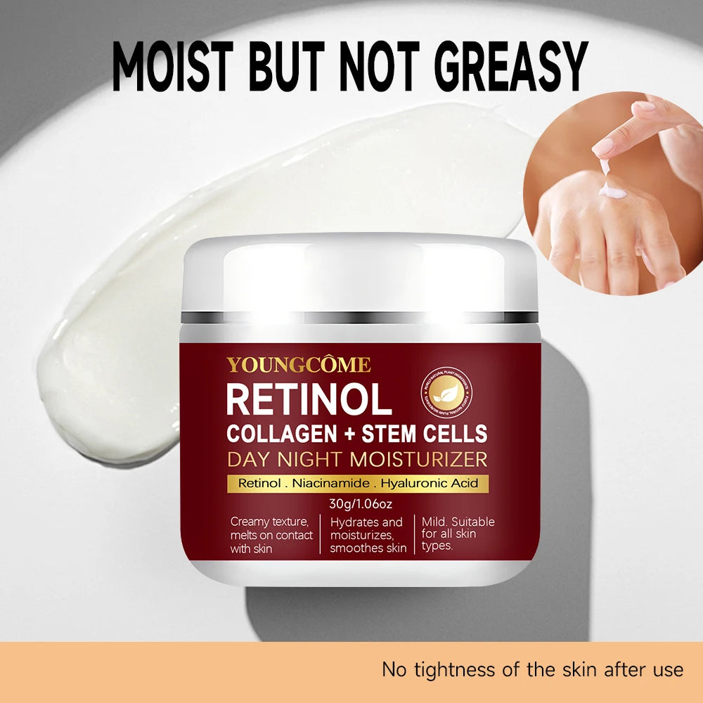 Retinol Day Night Moisturizer Neck and face set night cream Collagen