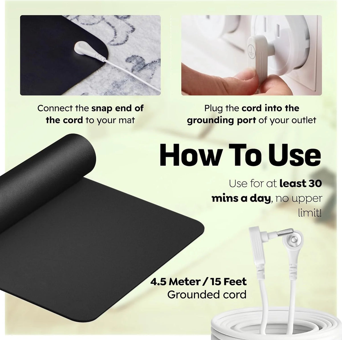Elysse EarthConnect™ Grounding Mat