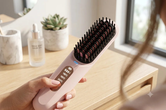 Elysse Beauty SmoothGlow™ Heated Hair Straightening Brush image 2