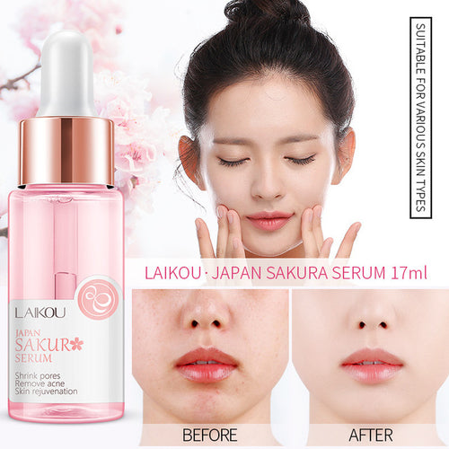 LAIKOU 17ML Japan Sakura Serum Nourish Essense Oil Control Brightening
