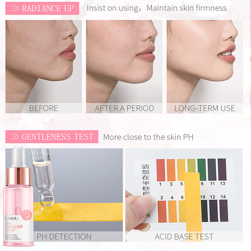 LAIKOU 17ML Japan Sakura Serum Nourish Essense Oil Control Brightening