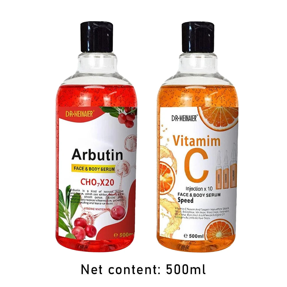 500ml Vitamin C Arbutin Face Serum Moisturizing Lightening Body Serum