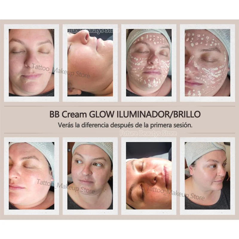 8ml BB Cream Glow Serum Ampoule Essence Facial Niacinamide/Peptide