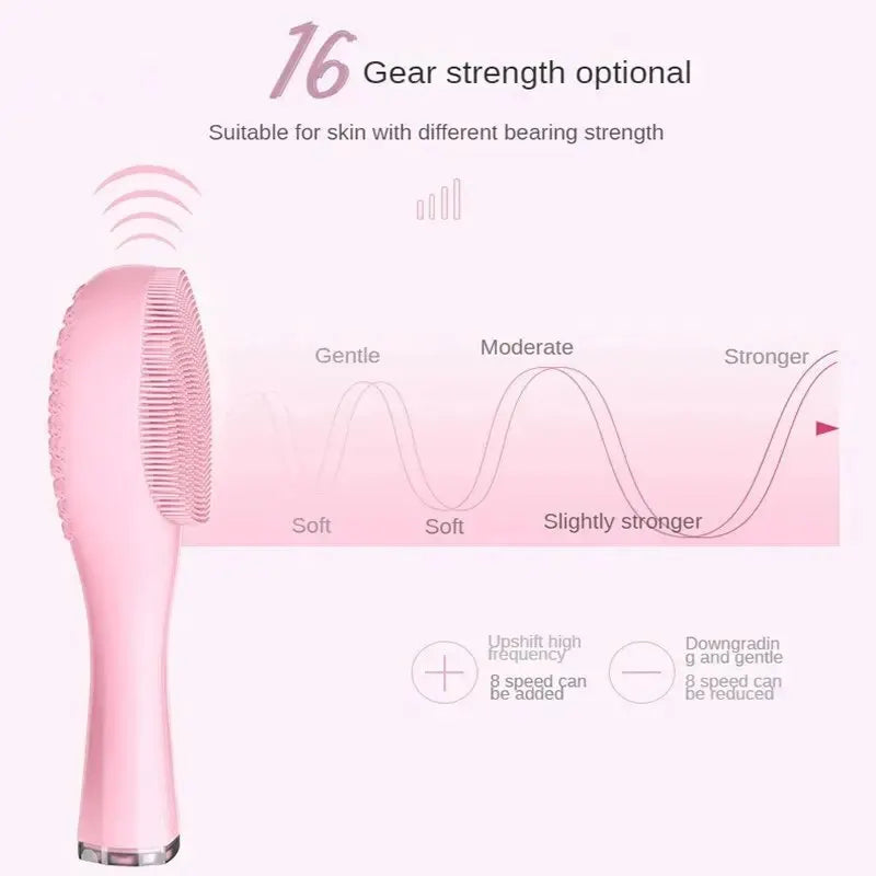 Facial Cleansing Brush Electric Deep Pore Cleaning Sonic Vibration