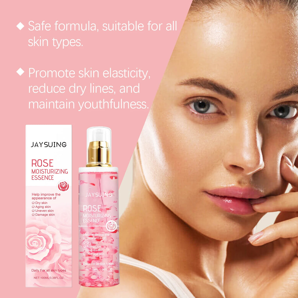 Rose Moisturizing Essence Soothing Skin Deep Hydrating Lasting