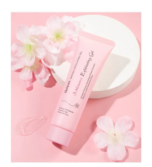 Sakura Exfoliating Peeling Gel Facial Scrub Moisturizing  Nourishing - Elysse Beauty