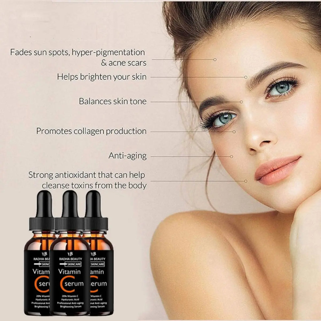 Vitamin C serum Face Serum Long Lasting Moisturizing Improve Roughness