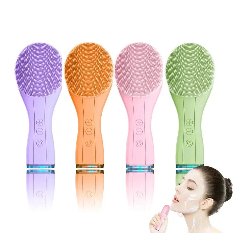Facial Cleansing Brush Electric Deep Pore Cleaning Sonic Vibration