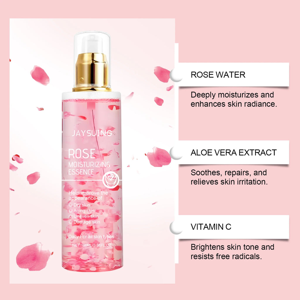 Rose Moisturizing Essence Soothing Skin Deep Hydrating Lasting