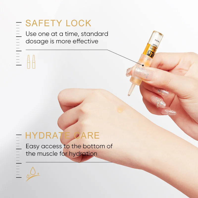 Vitamin C Face Whitening Serum Dark Spots Freckles Removal Hyaluronic