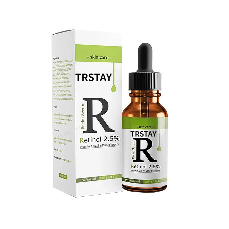 Retinol Serum Anti Wrinkle Fade Dark Spots Vitamin C Facial Serum