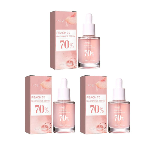 Peach 70% Niacinamide Facial Serum Fade Melanin Moisturzing Shrink