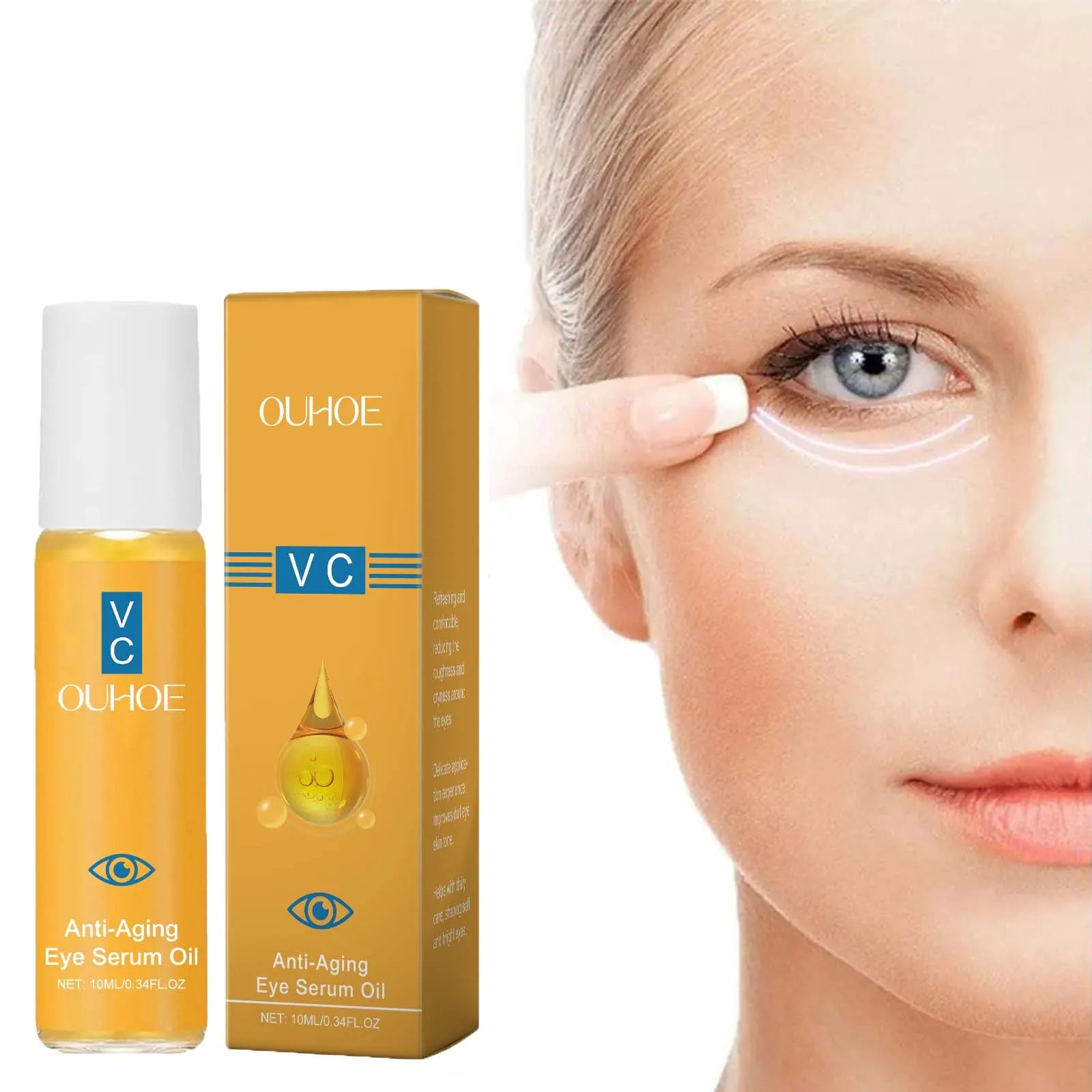 Anti Aging Eye Serum Oil Brightening Firming Fade Fine Lines Remove