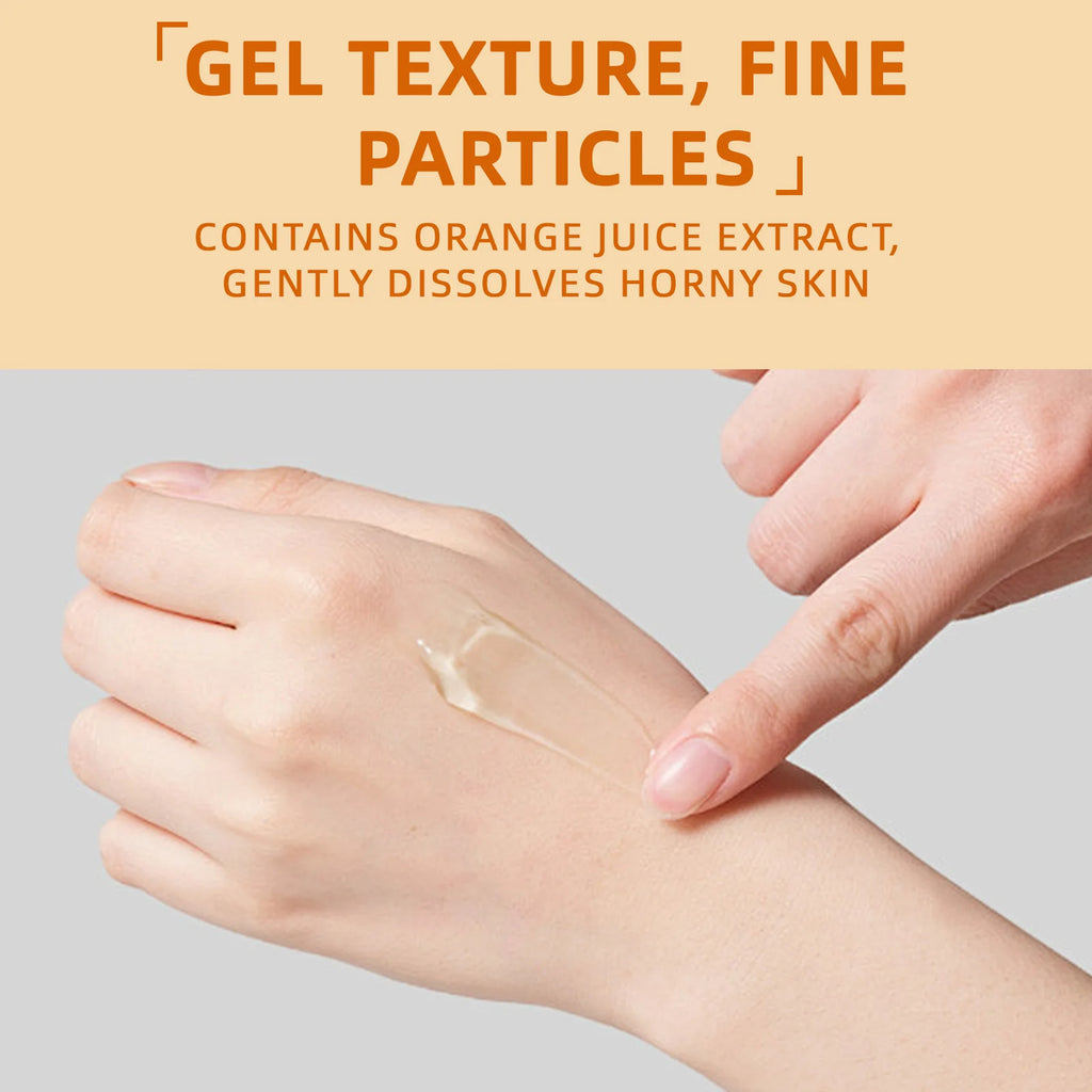 60g Orange Exfoliating Gel Dead Spot Remover Brighten Peeling Gentle