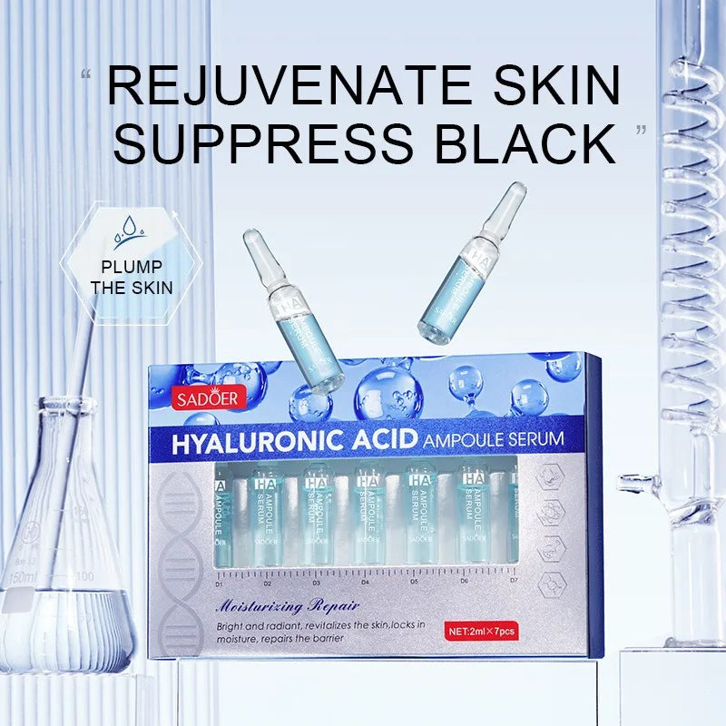 Vitamin C Face Whitening Serum Dark Spots Freckles Removal Hyaluronic