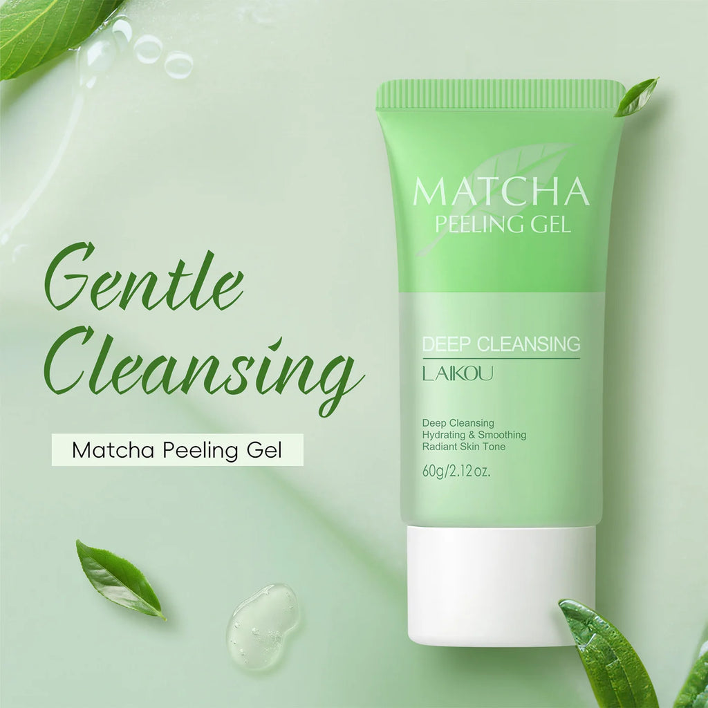 LAIKOU Matcha Exfoliating Exfoliate Peeling Gel Facial Scrub