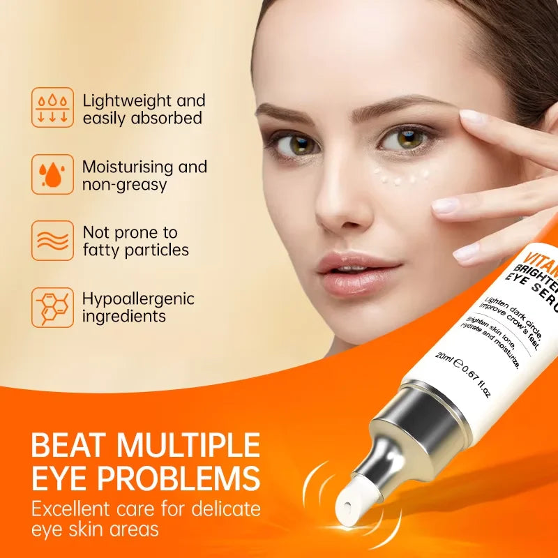 JoyPretty Anti Dark Circle Eye Cream Eye Bags Removal Vitamin C