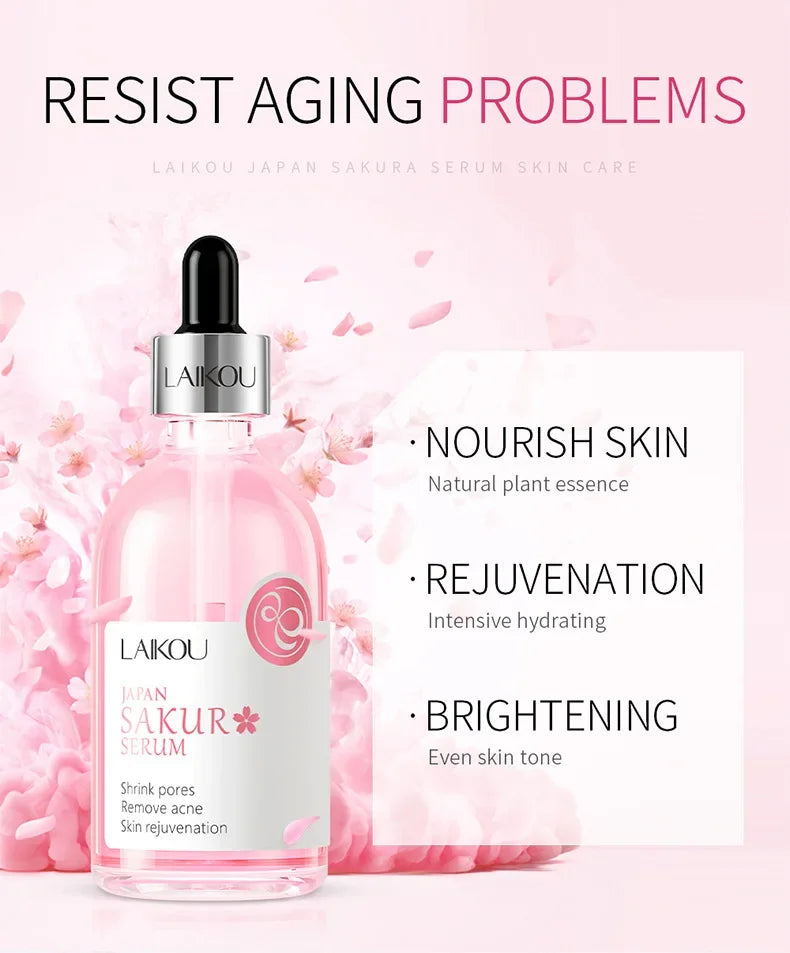 LAIKOU Cherry Blossom Essence 100ml Original Solution Moisturizing