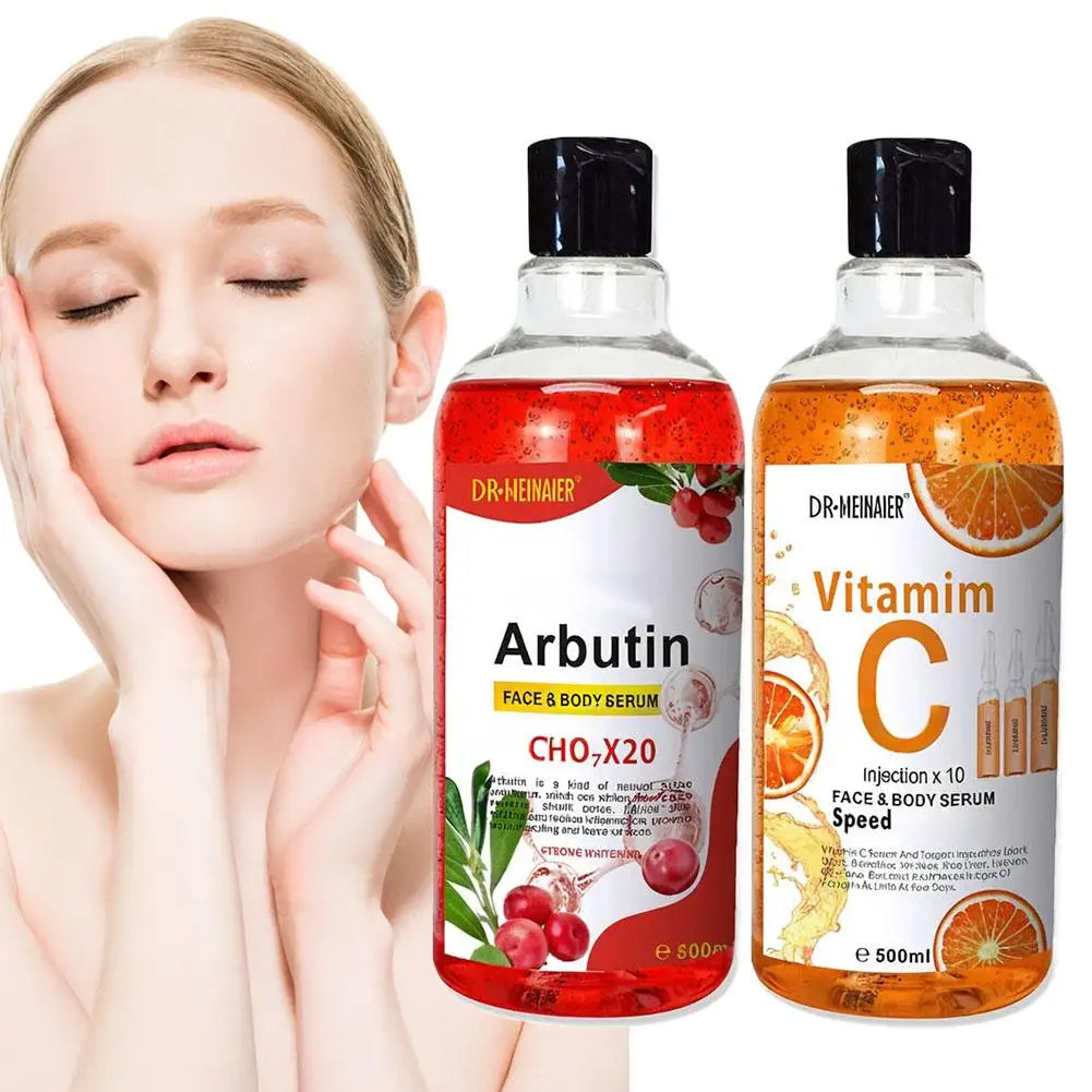 500ml Vitamin C Arbutin Face Serum Moisturizing Lightening Body Serum