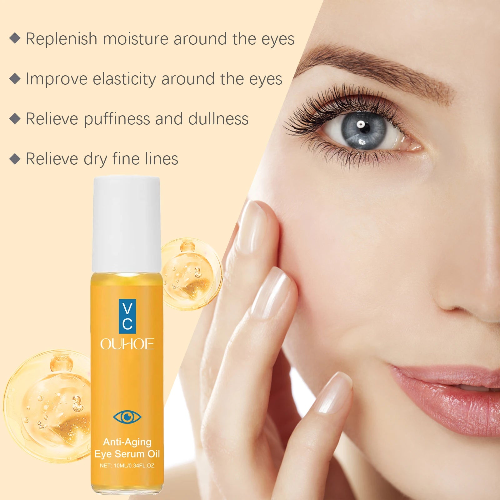Anti Aging Eye Serum Oil Brightening Firming Fade Fine Lines Remove