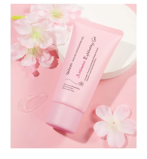 Sakura Exfoliating Peeling Gel Facial Scrub Moisturizing  Nourishing