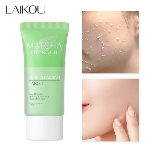 LAIKOU Matcha Exfoliating Exfoliate Peeling Gel Facial Scrub
