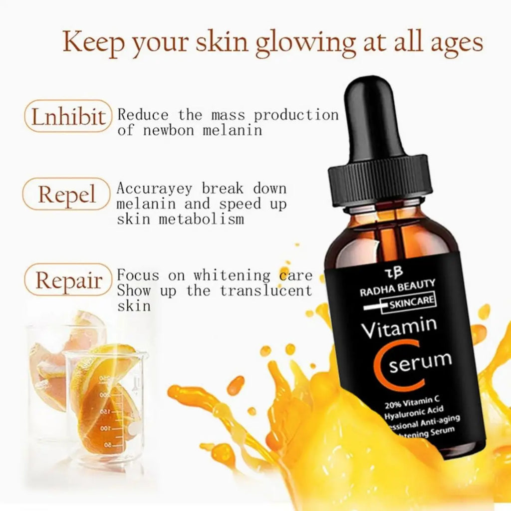 Vitamin C serum Face Serum Long Lasting Moisturizing Improve Roughness