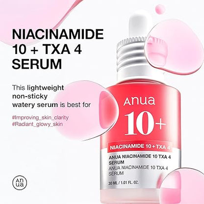 Anua Niacinamide 10% + TXA 4% Serum – 30ml