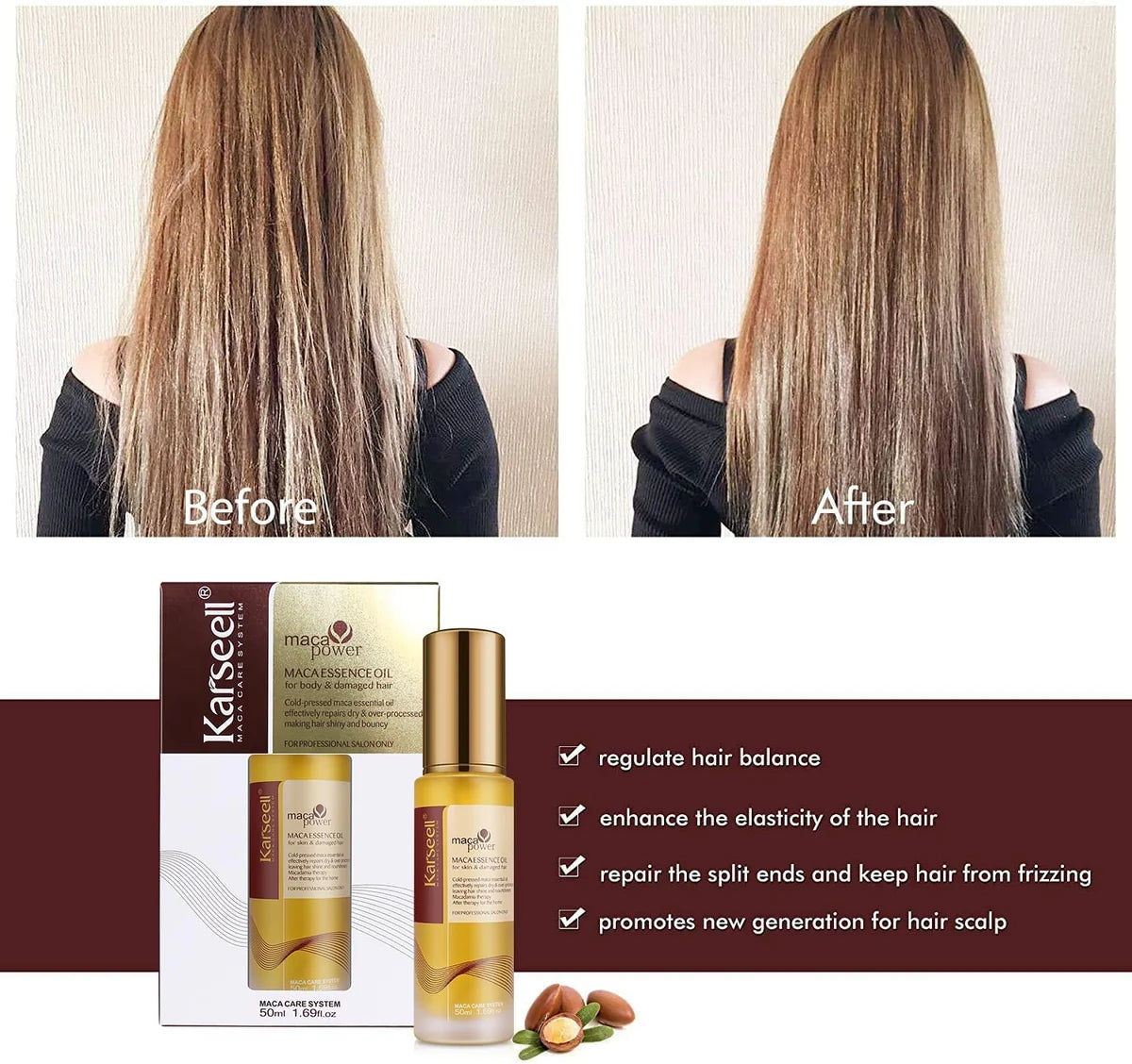 Elysse Beauty™ ArganGlow Hair Oil