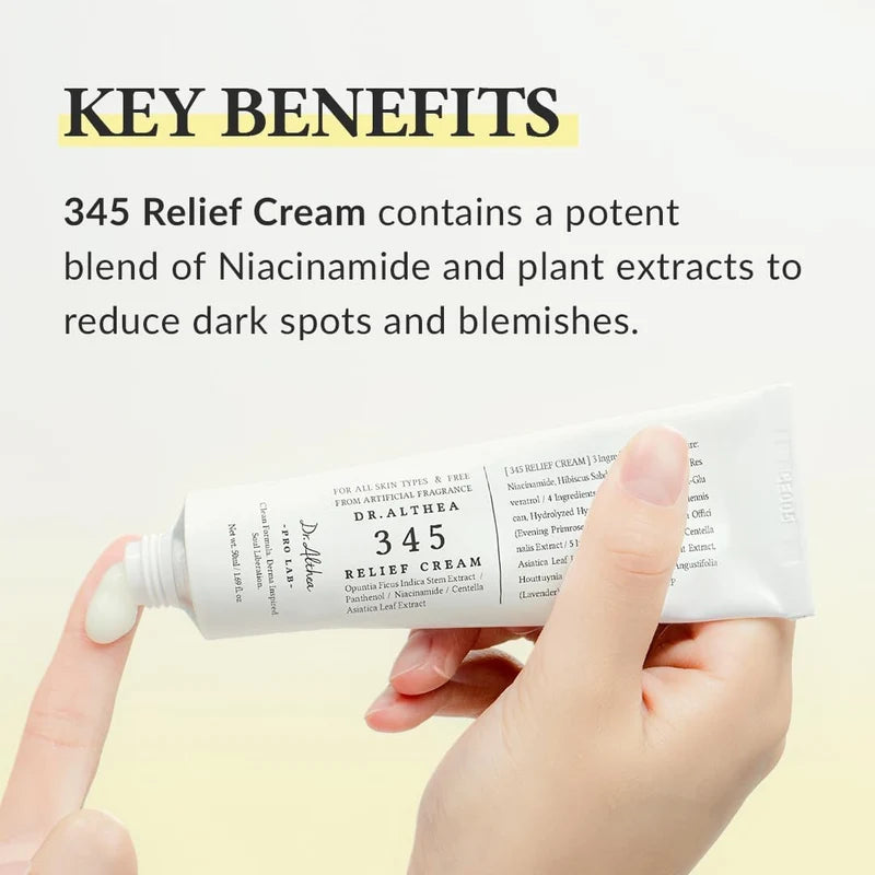 Dr. Althea 345 Relief Cream – Soothing & Barrier Care Moisturizer 50ml