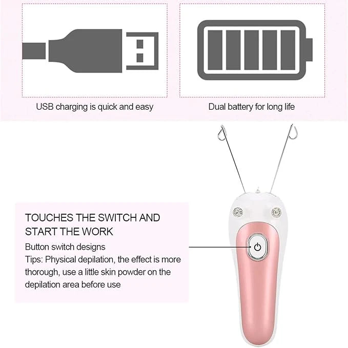 Elysse Beauty™ Facial Threading Hair Remover