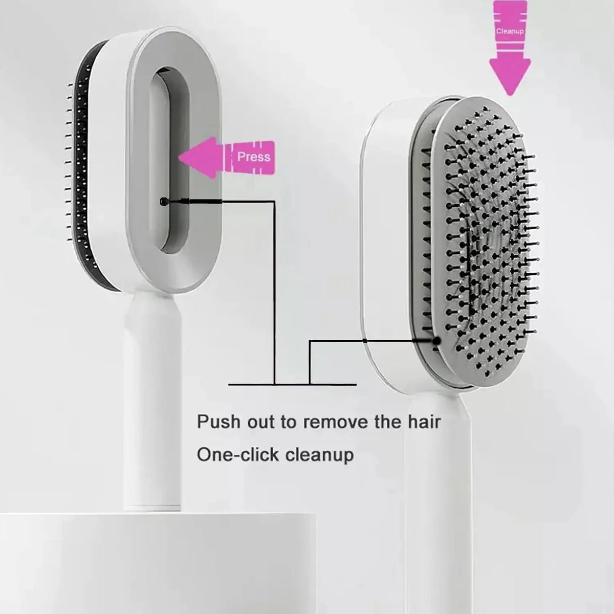 Elysse AirBrush Pro – فرشاة فك التشابك وتدليك فروة الرأس - Elysse beauty