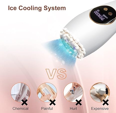 Elysse IceGlow Pro – جهاز إزالة الشعر بالليزر IPL بتقنية التبريد الجليدي - Elysse beauty