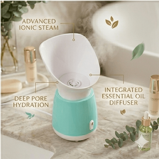 جهاز بخار الوجه الاحترافي لتنظيف البشرة وفتح المسام | Professional Facial Steamer - Elysse beauty