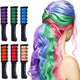 Hair Chalk UAE | مشط صبغة شعر مؤقتة 6 ألوان قابلة للغسيل - Elysse beauty