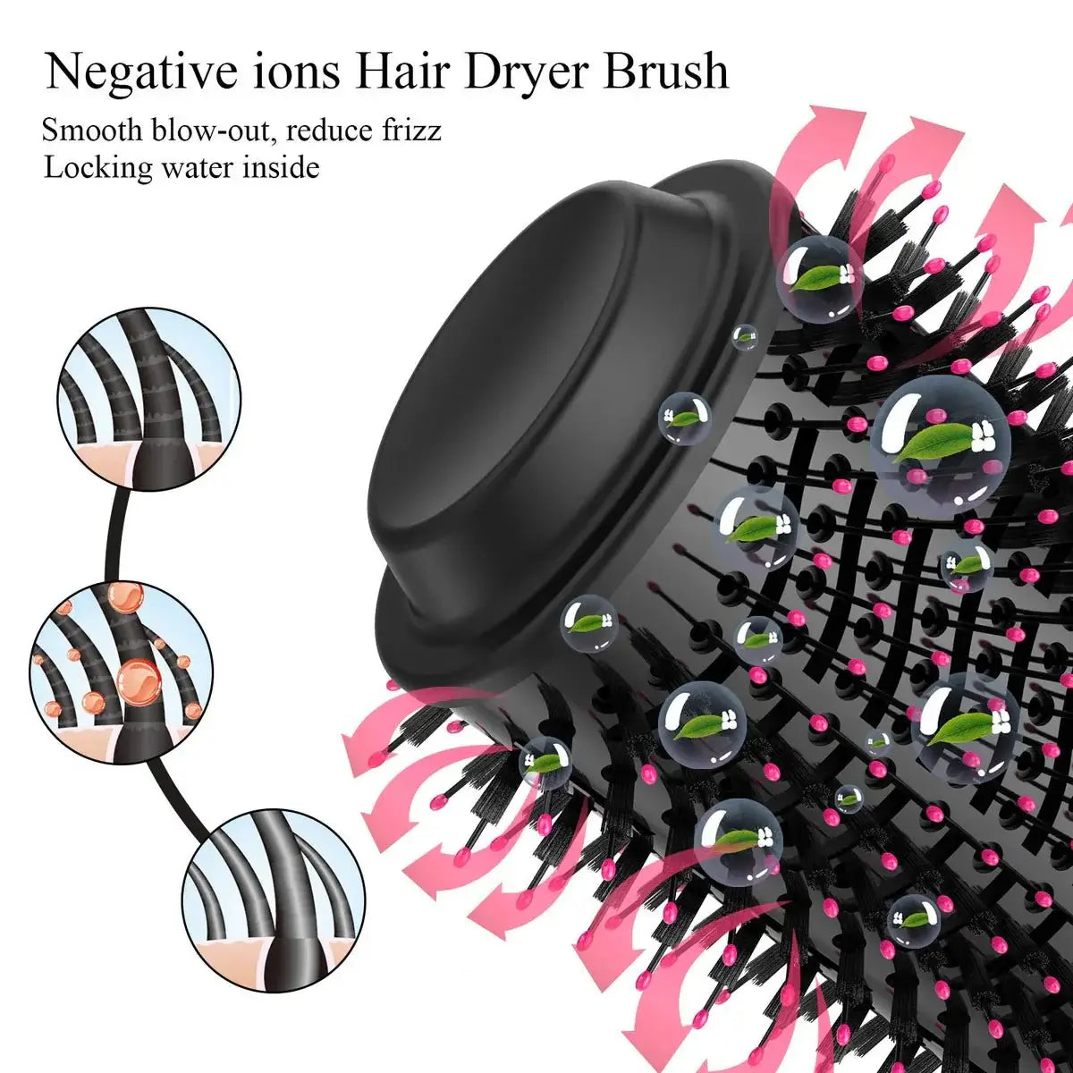 HairPro 5 - in - 1 Hot Air Brush™ – تصفيف احترافي في دقيقة - Elysse beauty