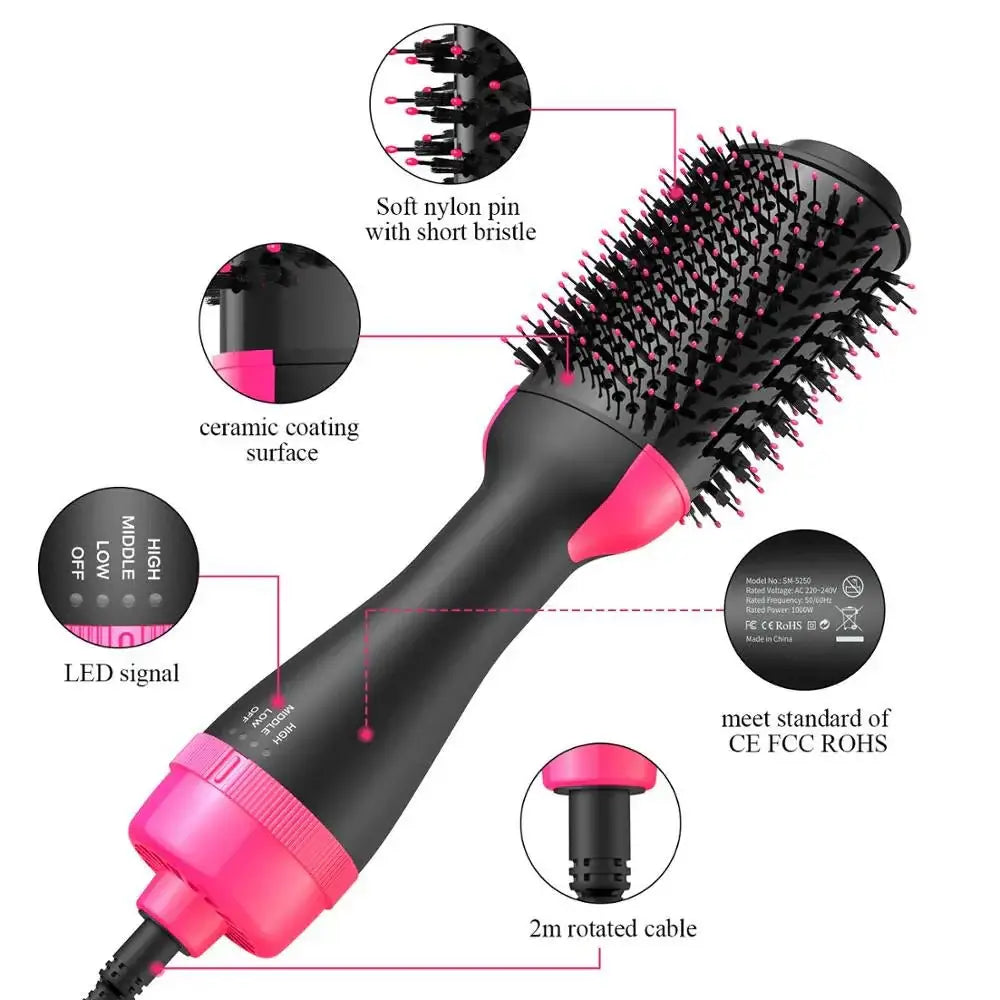 HairPro 5 - in - 1 Hot Air Brush™ – تصفيف احترافي في دقيقة - Elysse beauty