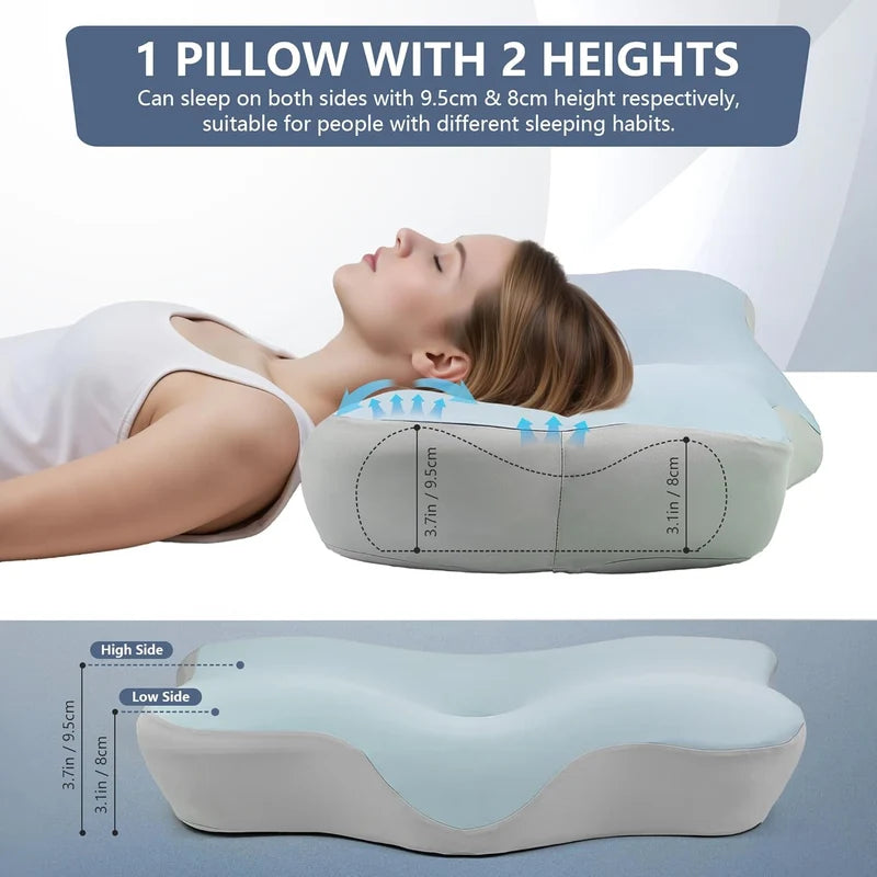 Elysse Orthopedic Memory Foam Neck Pillow